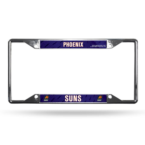 ~Phoenix Suns License Plate Frame Chrome EZ View - Special Order~ backorder