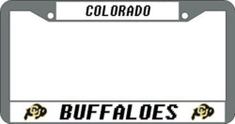 ~Colorado Buffaloes License Plate Frame Chrome - Special Order~ backorder