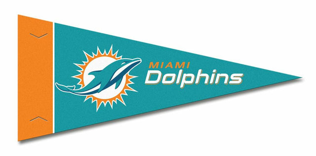 Juego de banderines de los Miami Dolphins en miniatura de 8 piezas