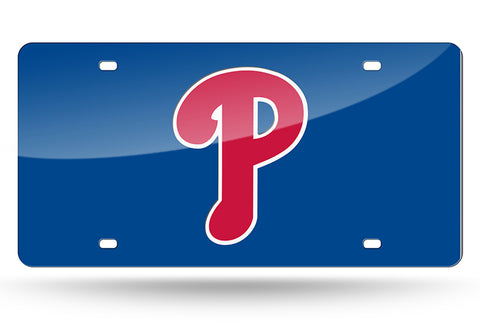 ~Philadelphia Phillies License Plate Laser Cut Blue~ backorder