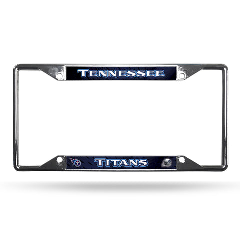 ~Tennessee Titans License Plate Frame Chrome EZ View~ backorder