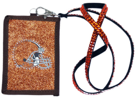 Cleveland Browns Wallet Beaded Lanyard Style