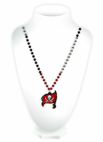 ~Tampa Bay Buccaneers Mardi Gras Beads with Medallion - Special Order~ backorder