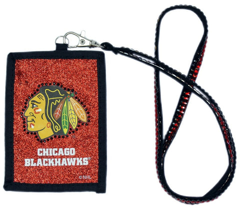 ~Chicago Blackhawks Wallet Beaded Lanyard Style~ backorder