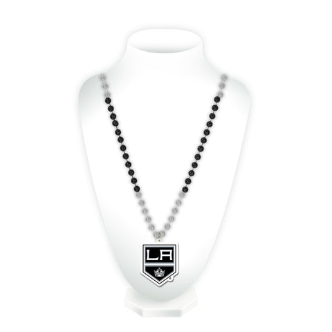 ~Los Angeles Kings Beads with Medallion Mardi Gras Style - Special Order~ backorder