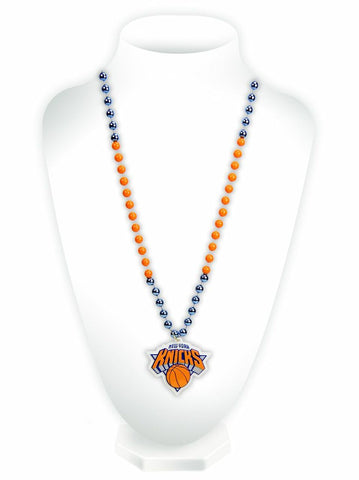 ~New York Knicks Beads with Medallion Mardi Gras Style - Special Order~ backorder