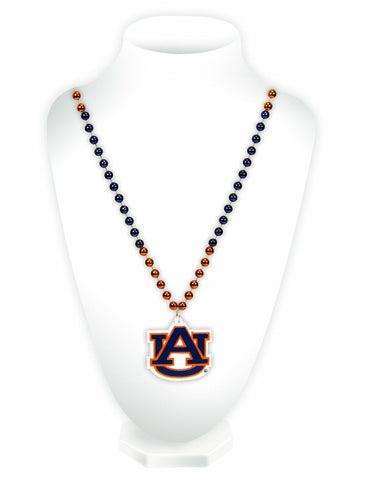 ~Auburn Tigers Beads with Medallion Mardi Gras Style~ backorder