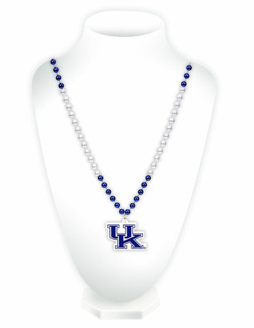 ~Kentucky Wildcats Beads with Medallion Mardi Gras Style - Special Order~ backorder