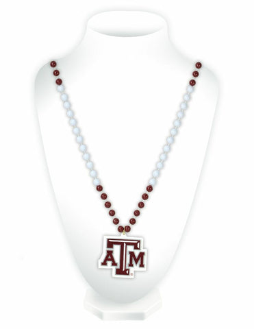 ~Texas A&M Aggies Beads with Medallion Mardi Gras Style~ backorder