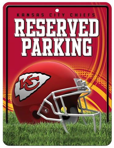Kansas City Chiefs Sign Metal Parking