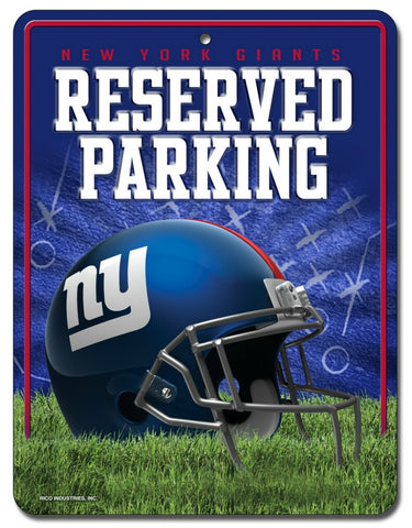 New York Giants Sign Metal Parking - Special Order