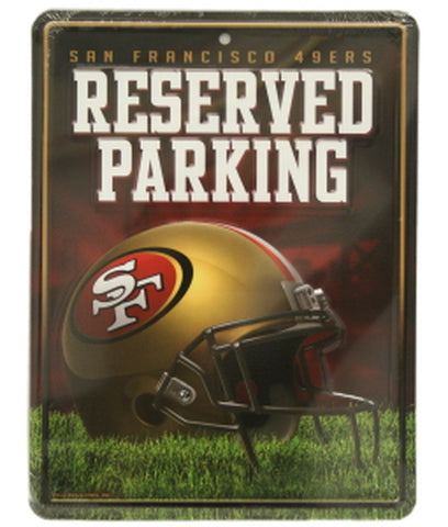 ~San Francisco 49ers Sign Metal Parking~ backorder