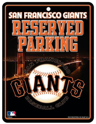 San Francisco Giants Sign Metal Parking