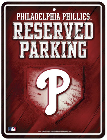 Philadelphia Phillies Sign Metal Parking