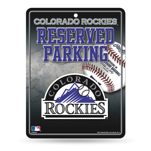 Colorado Rockies Sign Metal Parking