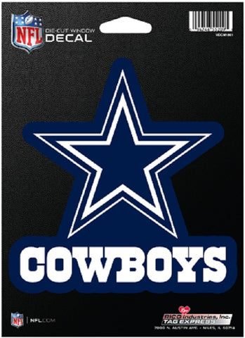 Dallas Cowboys Decal Die-Cut Medium - Special Order