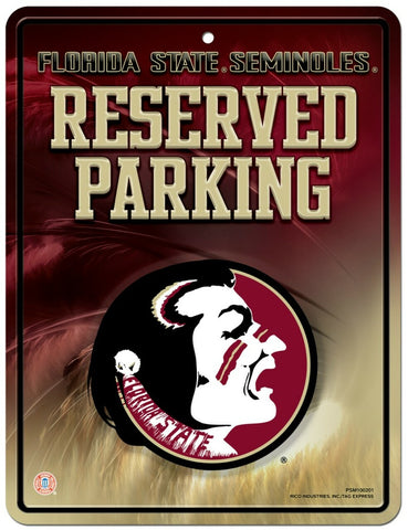 ~Florida State Seminoles Metal Parking Sign - Special Order~ backorder