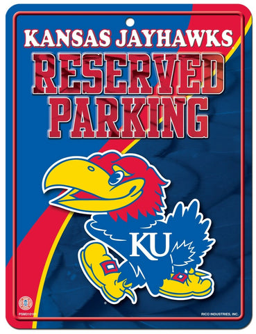 ~Kansas Jayhawks Metal Parking Sign - Special Order~ backorder