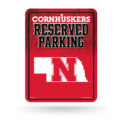 ~Nebraska Cornhuskers Sign Metal Parking~ backorder