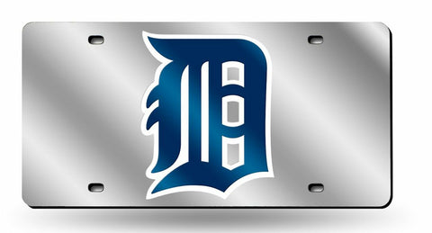 Detroit Tigers License Plate Laser Cut Silver - Special Order
