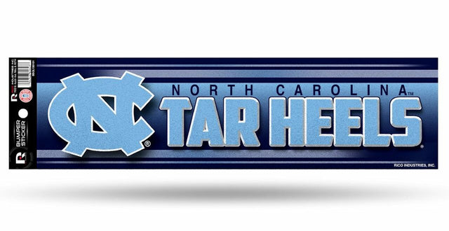 North Carolina Tar Heels Decal Bumper Sticker Glitter