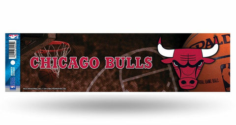 Chicago Bulls Decal Bumper Sticker Glitter