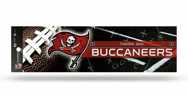 Calcomanía para parachoques con purpurina de los Tampa Bay Buccaneers