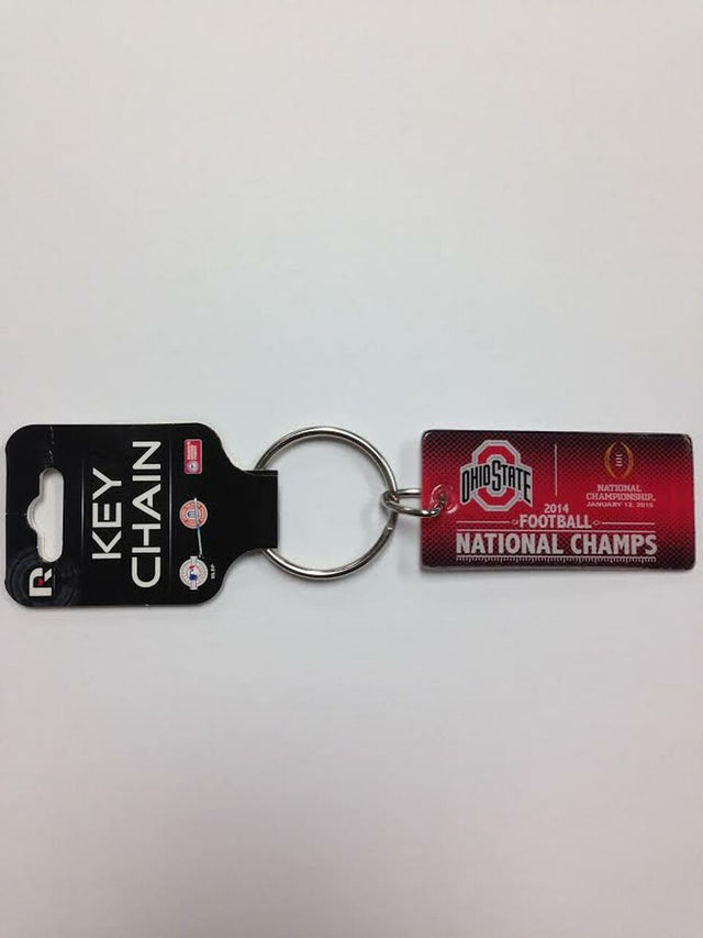 Llavero de los Ohio State Buckeyes Crystal View, campeón de 2014