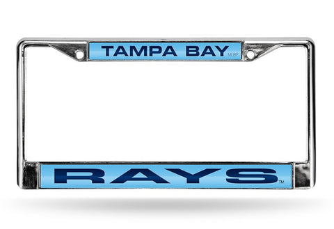 ~Tampa Bay Rays License Plate Frame Laser Cut Chrome - Special Order~ backorder