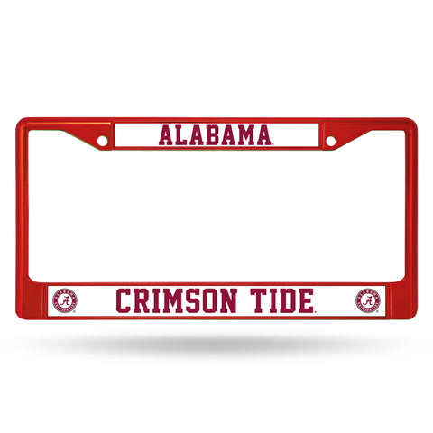 Alabama Crimson Tide License Plate Frame Metal Maroon