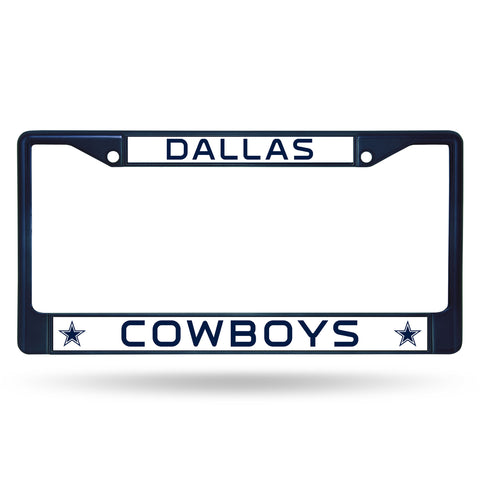 ~Dallas Cowboys License Plate Frame Metal Navy~ backorder