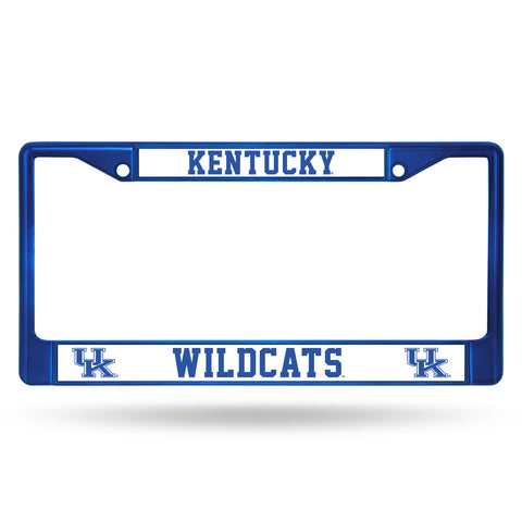 Kentucky Wildcats License Plate Frame Metal Blue