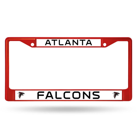 ~Atlanta Falcons License Plate Frame Metal Red - Special Order~ backorder