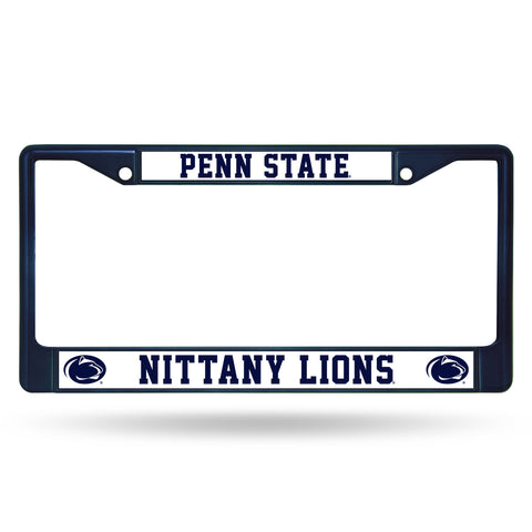 Penn State Nittany Lions License Plate Frame Metal Navy