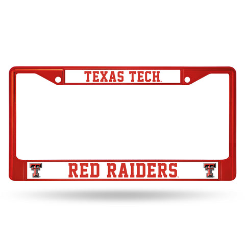 ~Texas Tech Red Raiders License Plate Frame Metal Red - Special Order~ backorder