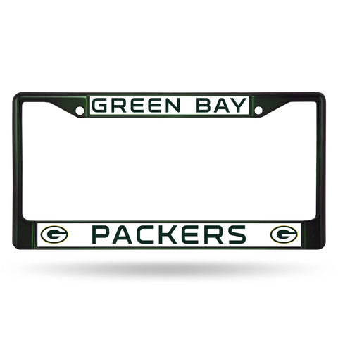 ~Green Bay Packers License Plate Frame Metal Dark Green~ backorder