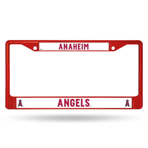 Los Angeles Angels License Plate Frame Metal Red