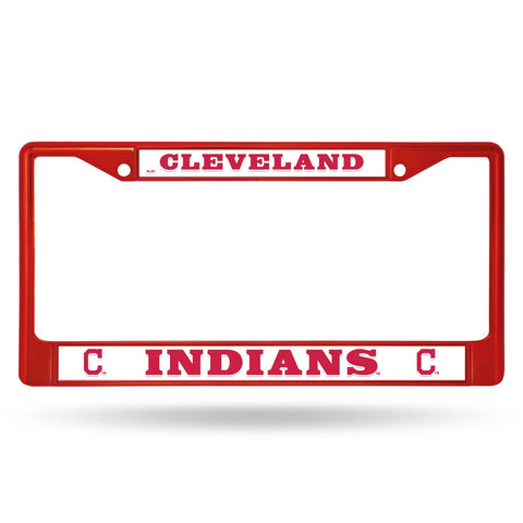 ~Cleveland Indians License Plate Frame Metal Red Special Order~ backorder