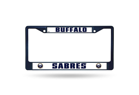 ~Buffalo Sabres License Plate Frame Chrome Navy - Special Order~ backorder