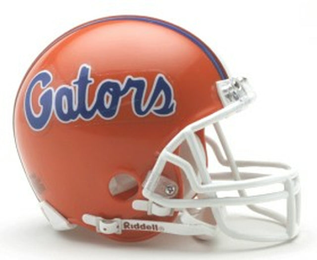 Réplica de casco en miniatura de los Florida Gators con máscara Z2B