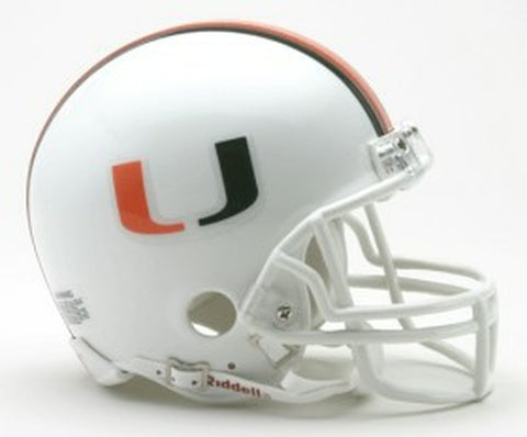~Miami Hurricanes Replica Mini Helmet w/ Z2B Mask~ backorder