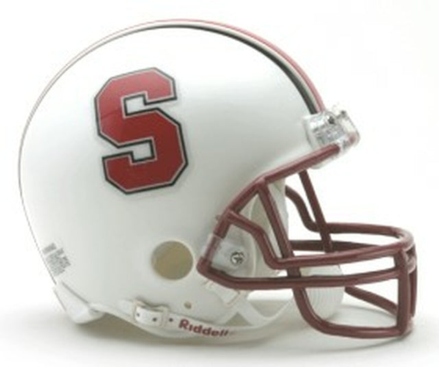 Stanford Cardinal 2002-07 Throwback Replica Mini Helmet w/ Z2B Mask