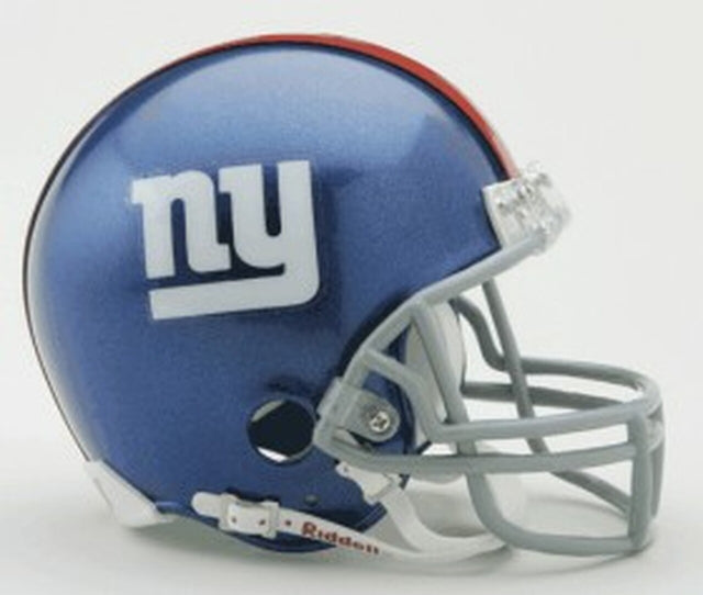 Réplica de mini casco de los New York Giants con máscara facial Z2B