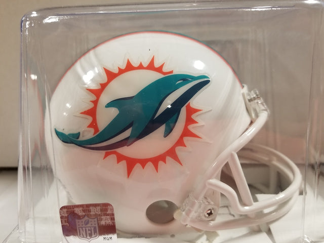 Réplica de casco de los Miami Dolphins Riddell Mini VSR4 Style 2018