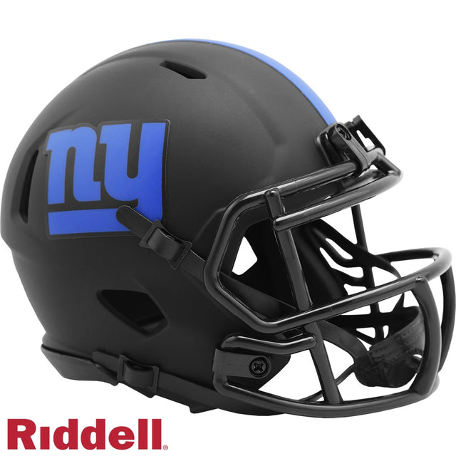 New York Giants Helmet Riddell Replica Mini Speed Style Eclipse Alternate