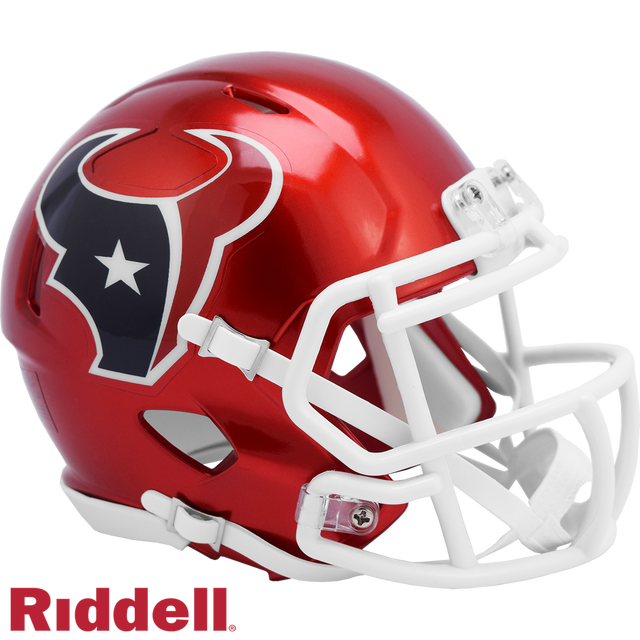 Houston Texans Helmet Riddell Replica Mini Speed Style FLASH Alternate