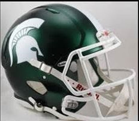 ~Michigan State Spartans Speed Mini Helmet - Satin Shell~ backorder