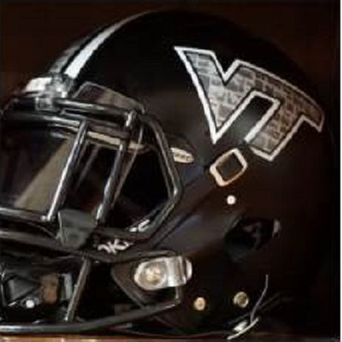 ~Virginia Tech Hokies Helmet - Riddell Replica Mini - Speed Style - Matte Black - Special Order~ backorder