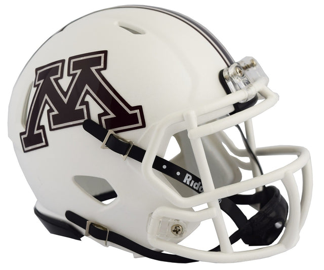 Minnesota Golden Gophers Helmet Riddell Replica Mini Speed Style White