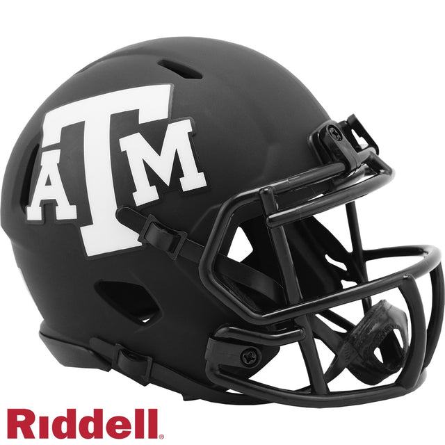 Casco Texas A&amp;M Aggies réplica Riddell estilo Mini Speed Eclipse Alternate